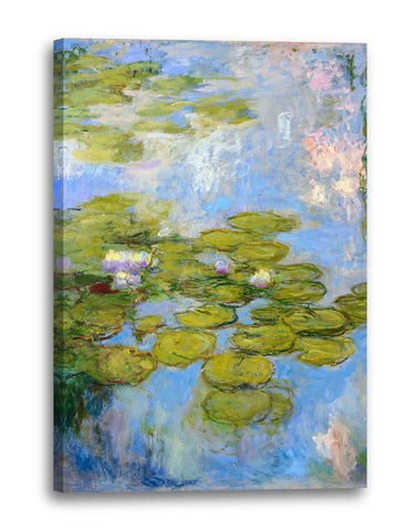 Leinwandbild Claude Monet - Seerosen