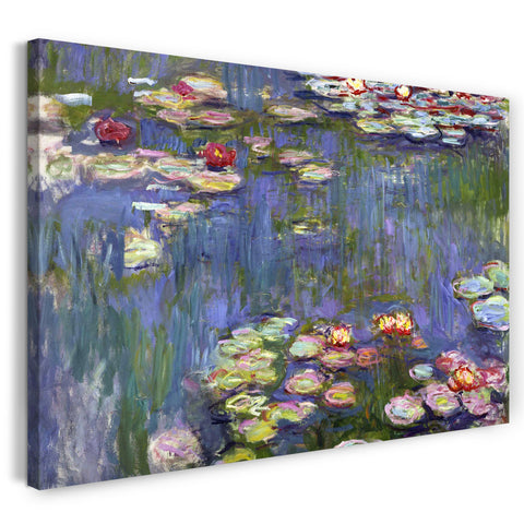 Leinwandbild Claude Monet - Seerosen
