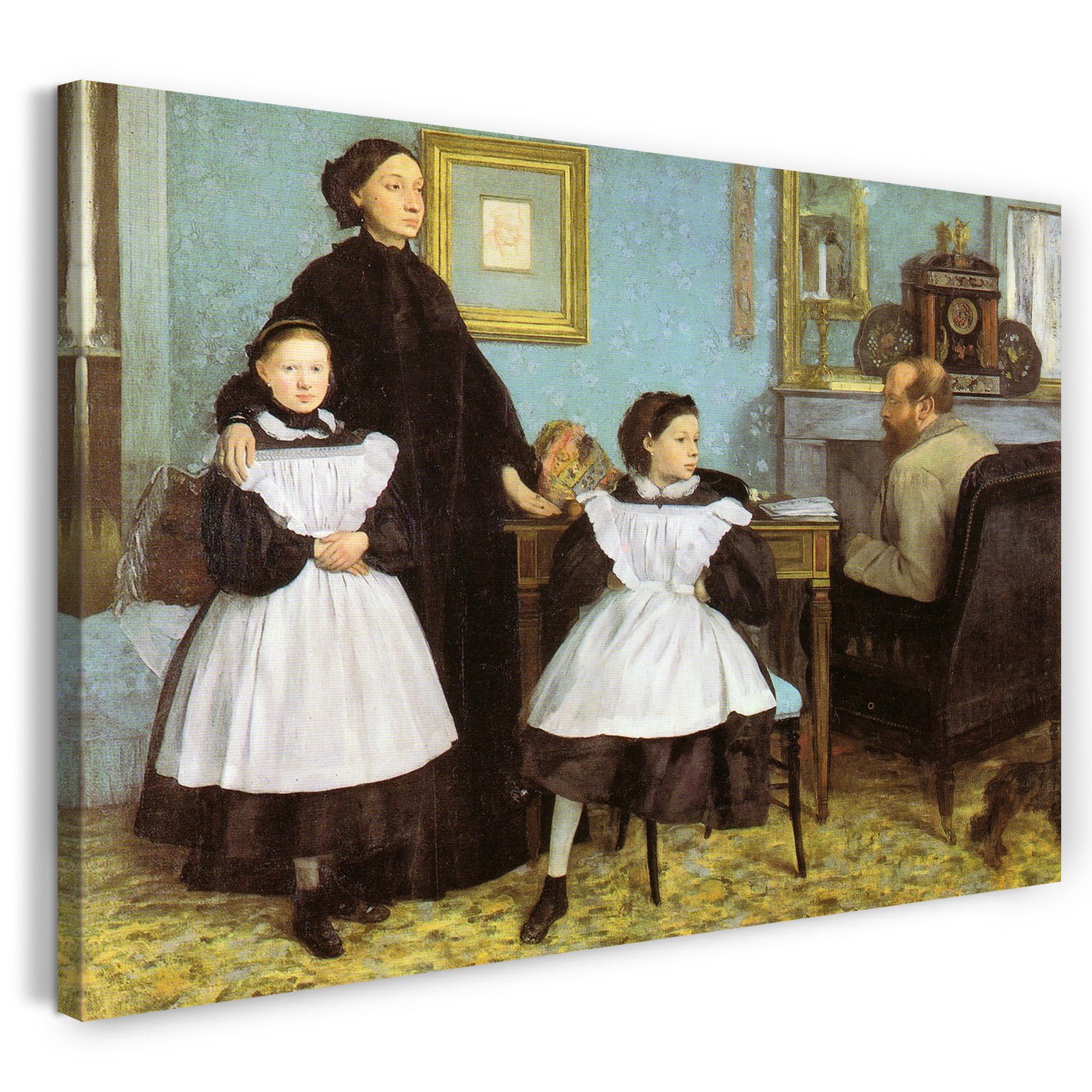 Leinwandbild Edgar Degas - Die Familie Bellelli