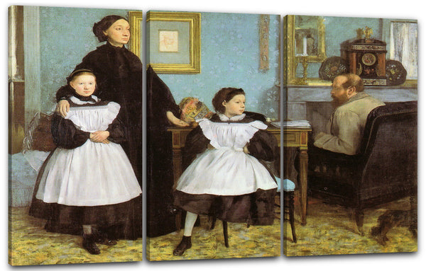 Leinwandbild Edgar Degas - Die Familie Bellelli