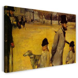 Leinwandbild Edgar Degas - Place de la Concorde