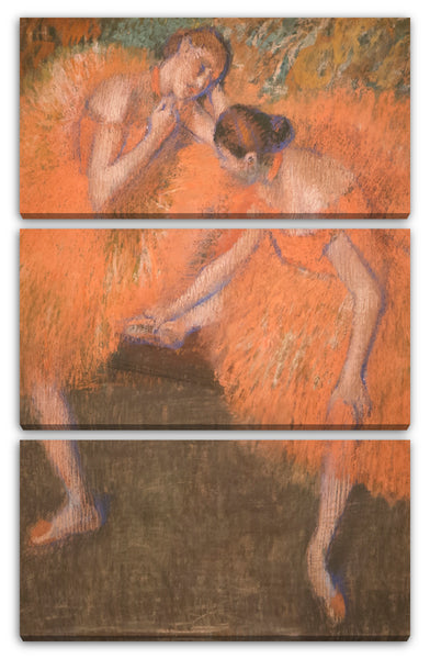 Leinwandbild Edgar Degas - Zwei Tänzerinnen