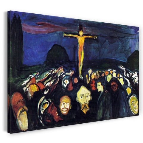 Leinwandbild Edward Munch - Golgotha