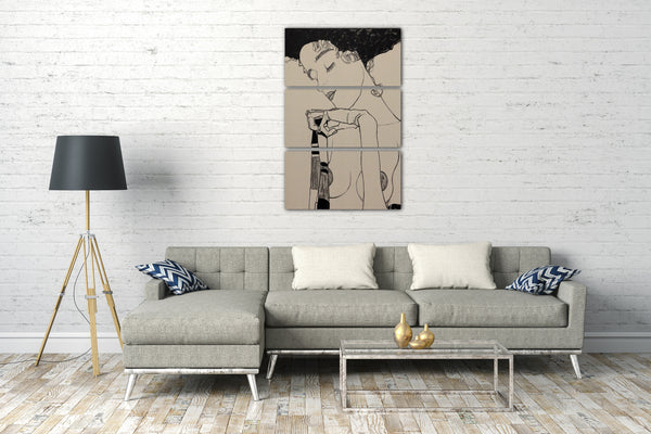 Leinwandbild Egon Schiele - Portrait von Gerti Schiele