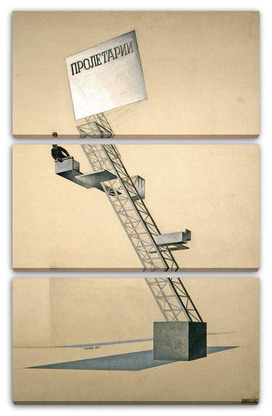 Leinwandbild El Lissitzky  - Lenin Tribune