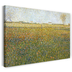 Leinwandbild Georges Seurat - La Luzerne Saint Denis