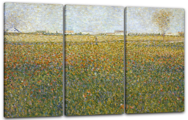 Leinwandbild Georges Seurat - La Luzerne Saint Denis