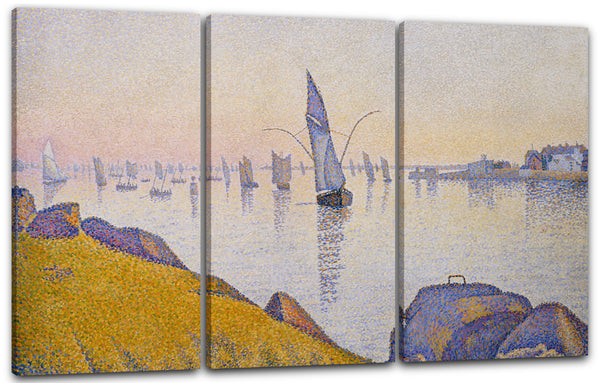 Leinwandbild Georges Seurat - Abendruhe