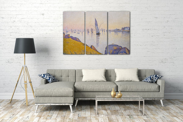 Leinwandbild Georges Seurat - Abendruhe