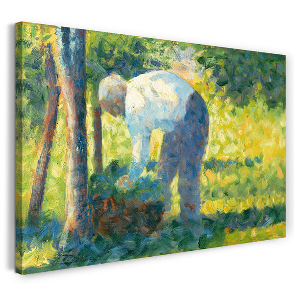 Leinwandbild Georges Seurat - Der Gärtner