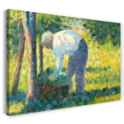 Leinwandbild Georges Seurat - Der Gärtner