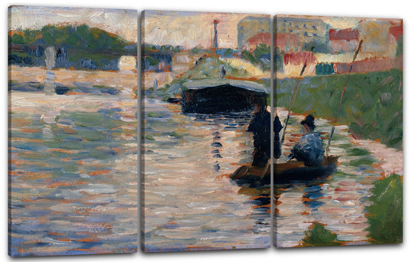Leinwandbild Georges Seurat - Blick von der Seine