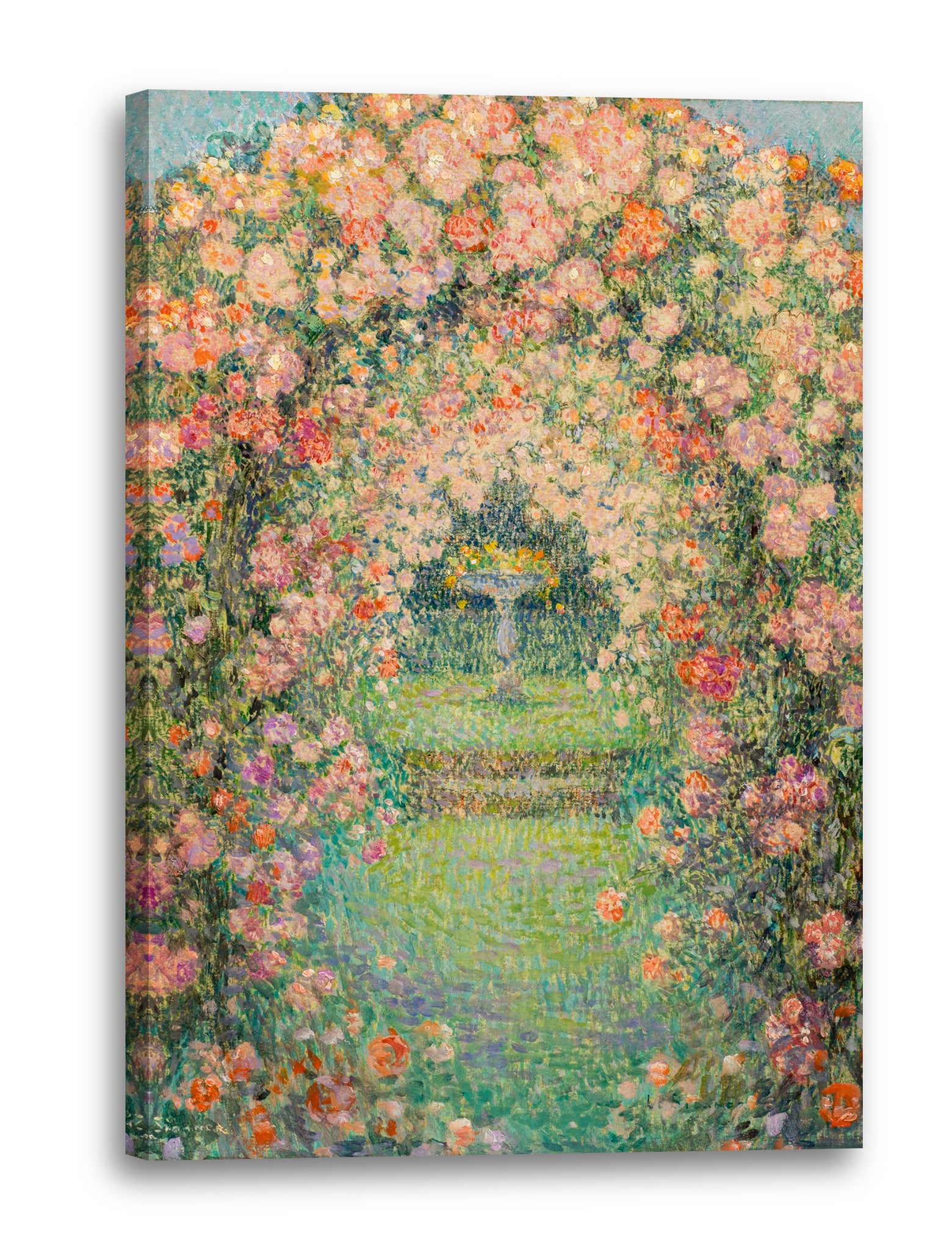Leinwandbild Henri Le Sidaner - LA ROSERAIE, GERBEROY