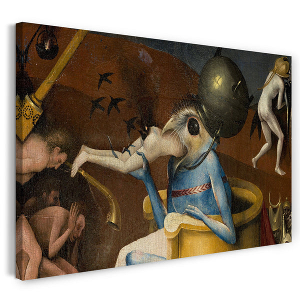 Leinwandbild Hieronymus Bosch - Ausschnitt aus "Garten der Lüste" (I)