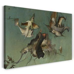 Leinwandbild Hieronymus Bosch - Ausschnitt aus "Garten der Lüste" (II)