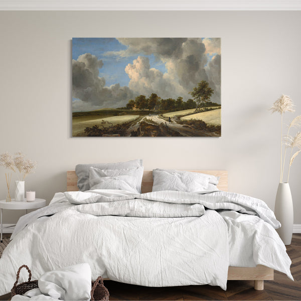 Leinwandbild Jacob von Ruisdeal - Weizenfelder
