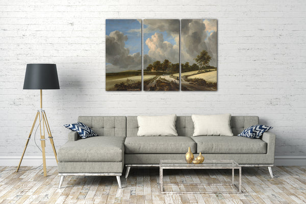 Leinwandbild Jacob von Ruisdeal - Weizenfelder