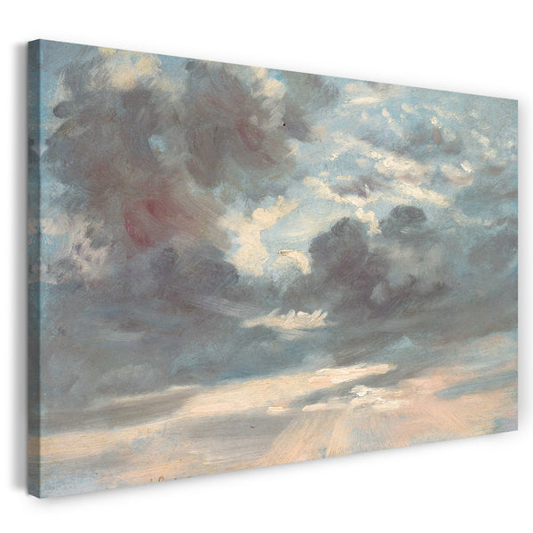 Leinwandbild John Constable - Wolkenstudie Stürmischer Sonnenaufgang