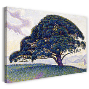 Leinwandbild Landschafts-Gemalde Baum in Landschaft Impressionismus