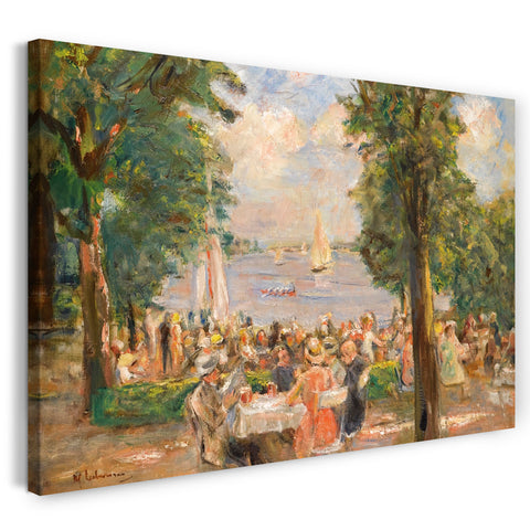 Leinwandbild Max Liebermann - Biergarten nahe Wannsee