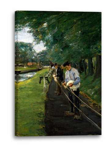 Leinwandbild Max Liebermann - Seilberbahn in Edam