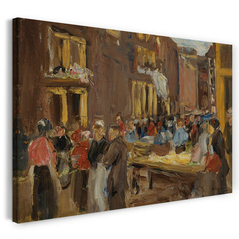 Leinwandbild Max Liebermann - Judengasse in Amsterdam