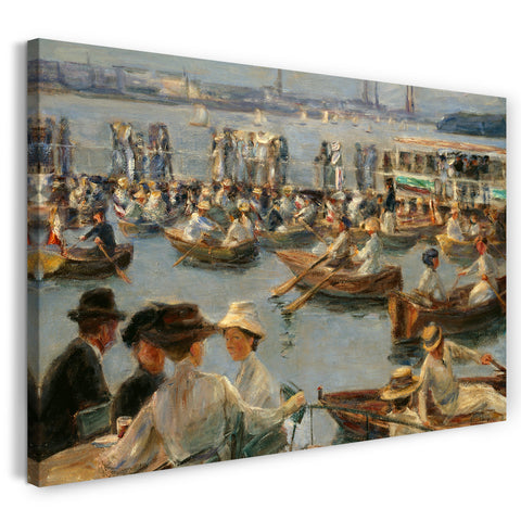 Leinwandbild Max Liebermann - An der Alster in Hamburg