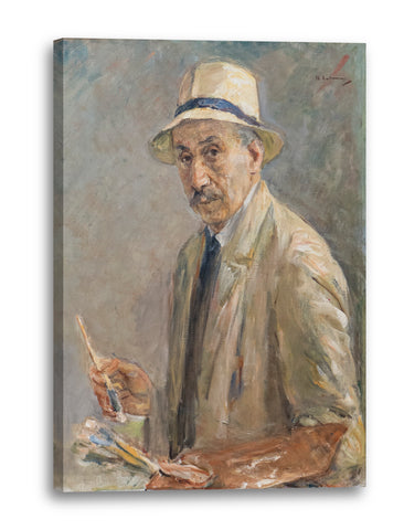 Leinwandbild Max Liebermann - Selbstbildnis