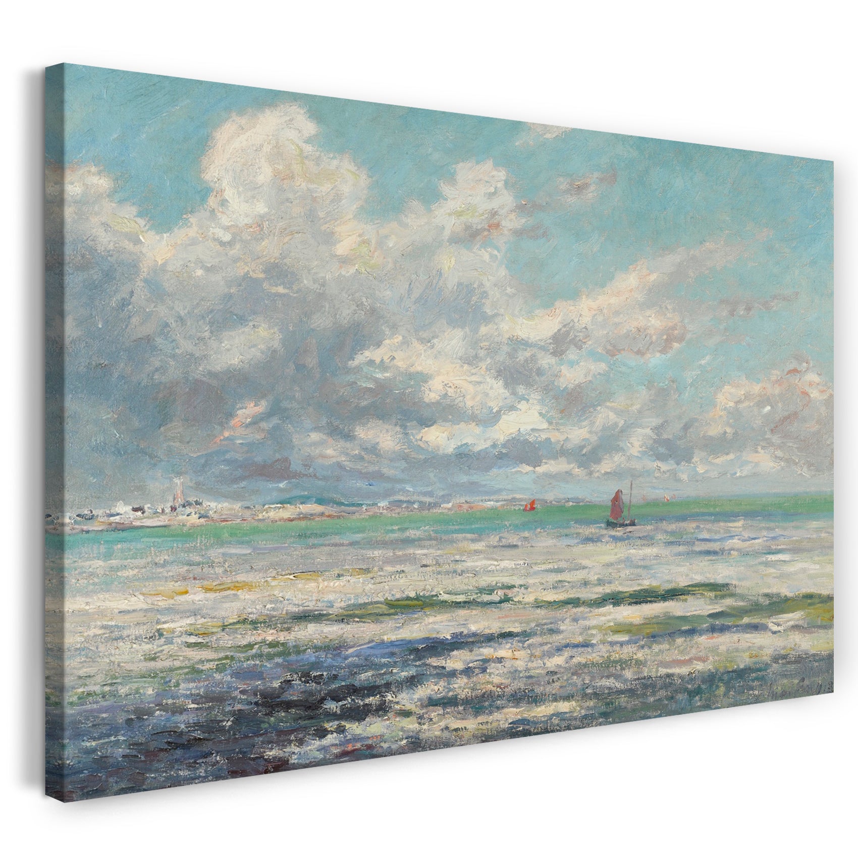 Leinwandbild Maxime Maufra - MARÉE BASSE À KERHOSTIN