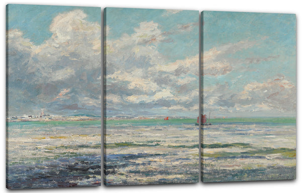 Leinwandbild Maxime Maufra - MARÉE BASSE À KERHOSTIN