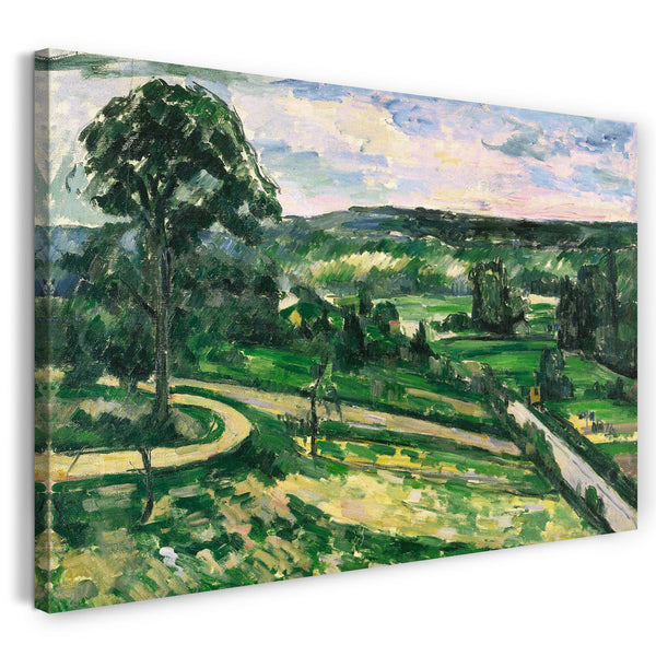 Leinwandbild Paul Cézanne - Der Baum an der Kurve