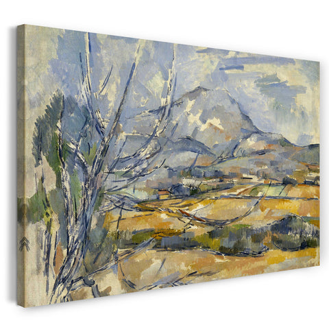 Leinwandbild Paul Cézanne - Das Gebirge Sainte-Victoire
