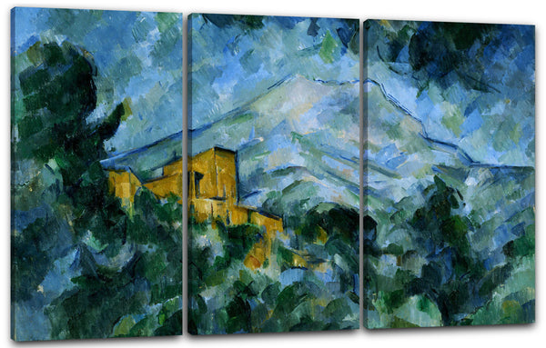 Leinwandbild Paul Cézanne - Mont Sainte-Victoire im Dunkeln