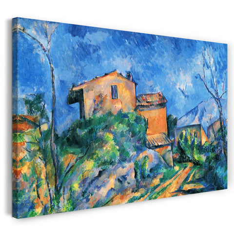 Leinwandbild Paul Cézanne - Das Haus Maria am Weg zum Château Noir