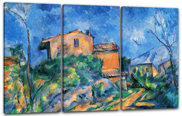 Leinwandbild Paul Cézanne - Das Haus Maria am Weg zum Château Noir