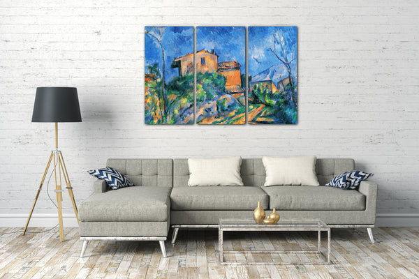 Leinwandbild Paul Cézanne - Das Haus Maria am Weg zum Château Noir