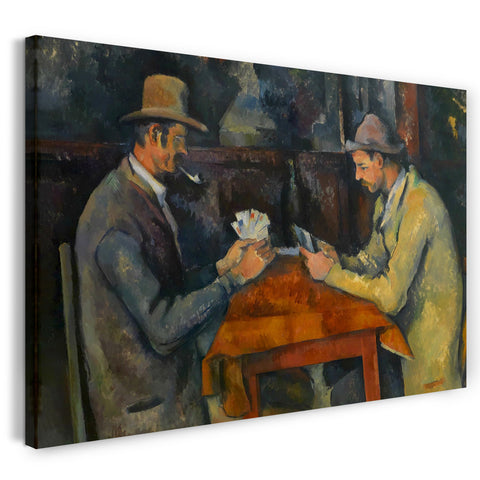 Leinwandbild Paul Cézanne - Die Kartenspieler