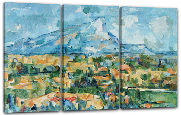Leinwandbild Paul Cézanne - Berg Sainte-Victoire