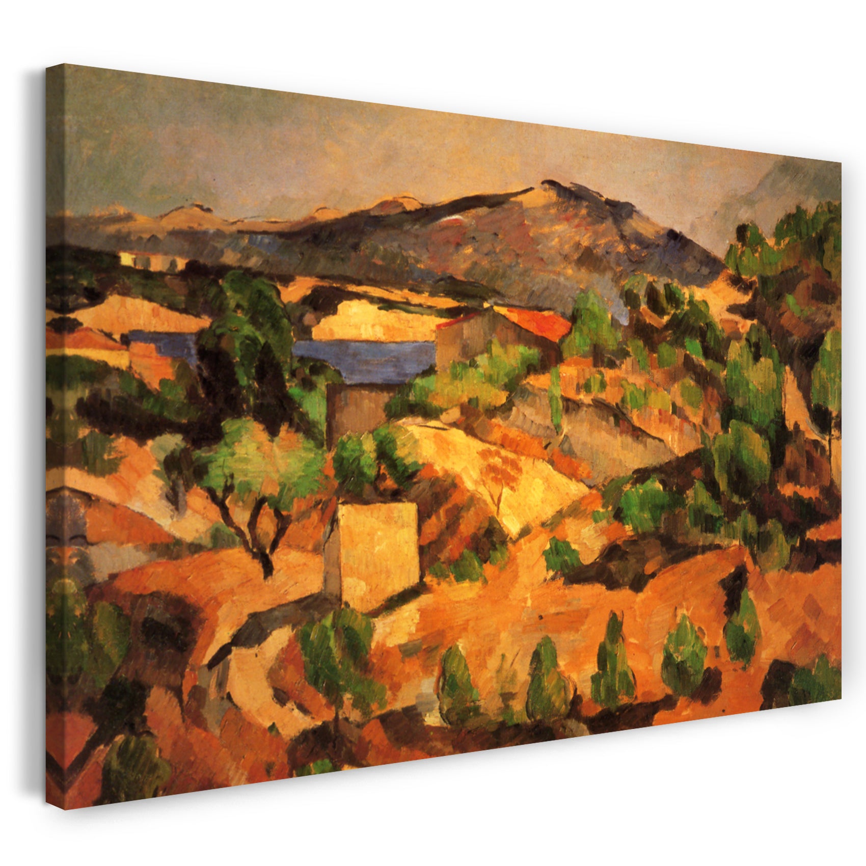 Leinwandbild Paul Cézanne - Berge in der Provence