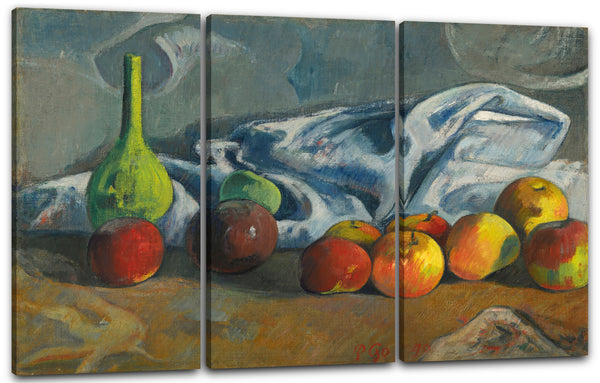 Leinwandbild Paul Gauguin - Stillleben mit Äpfeln