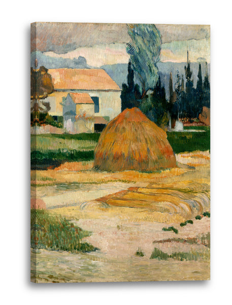Leinwandbild Paul Gauguin - Landschaft bei Arles