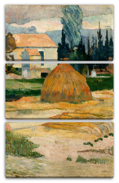 Leinwandbild Paul Gauguin - Landschaft bei Arles
