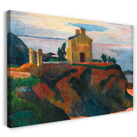 Leinwandbild Paul Gauguin - LA MAISON DU PAN-DU