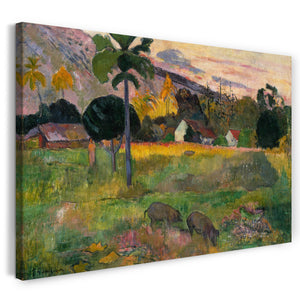 Leinwandbild Paul Gauguin - Haere Mai
