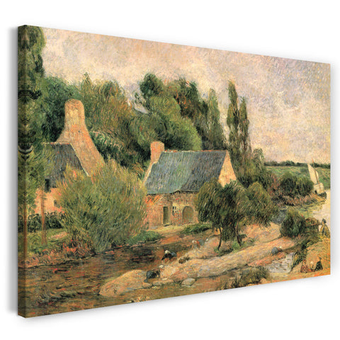 Leinwandbild Paul Gauguin - Die Waschfrauen in Pont-Aven