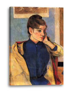 Leinwandbild Paul Gauguin - Portrait von Madeleine Bernard
