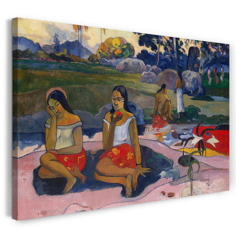 Leinwandbild Paul Gauguin - Heiliger Frühling: Süße Träume (Nave nave moe)