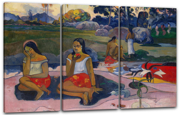 Leinwandbild Paul Gauguin - Heiliger Frühling: Süße Träume (Nave nave moe)