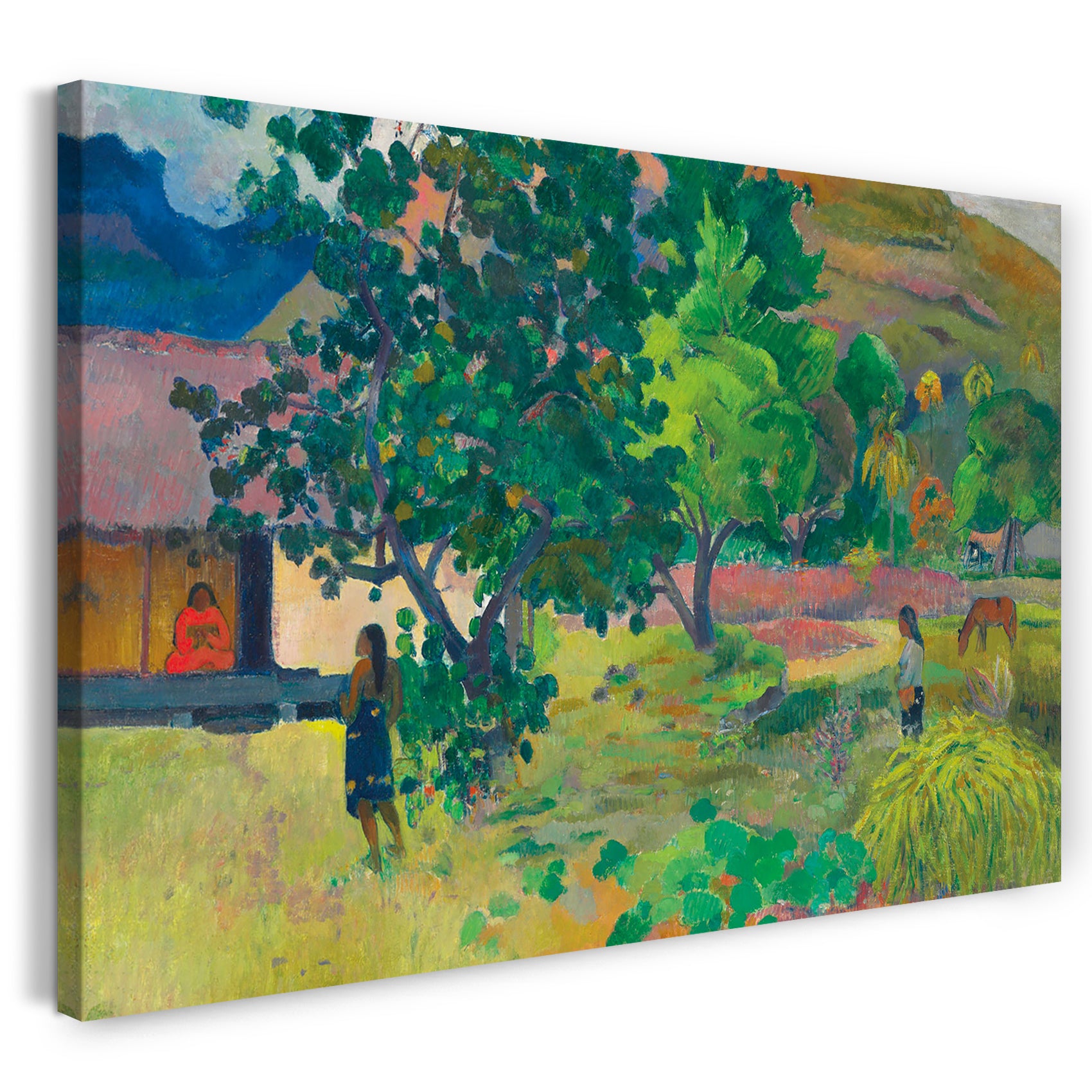 Leinwandbild Paul Gauguin - Das haus (Te Fare)