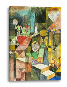 Leinwandbild Paul Klee - Die Vorfühung des Wunders